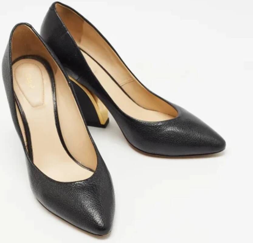 Chloé Pre-owned Leather heels Black Dames