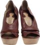 Chloé Pre-owned Leather heels Brown Dames - Thumbnail 2