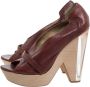 Chloé Pre-owned Leather heels Brown Dames - Thumbnail 3