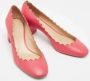 Chloé Pre-owned Leather heels Pink Dames - Thumbnail 4