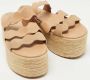 Chloé Pre-owned Leather sandals Beige Dames - Thumbnail 3