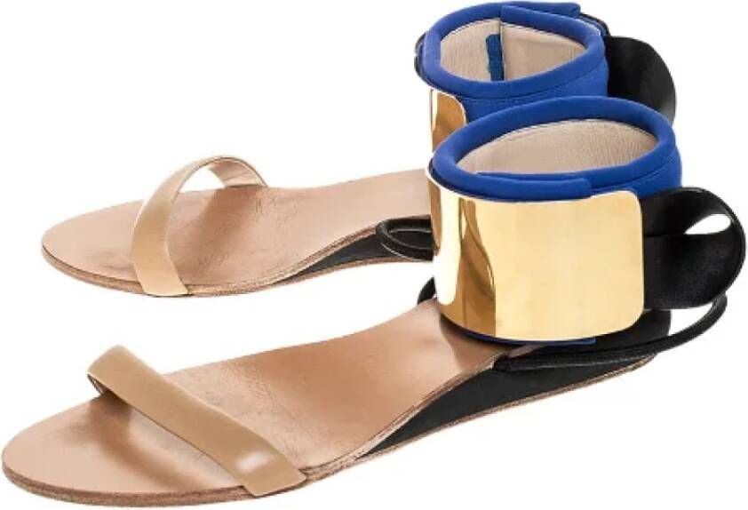 Chloé Pre-owned Leather sandals Beige Dames