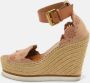 Chloé Pre-owned Leather sandals Beige Dames - Thumbnail 2