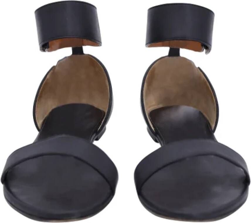 Chloé Pre-owned Leather sandals Black Dames