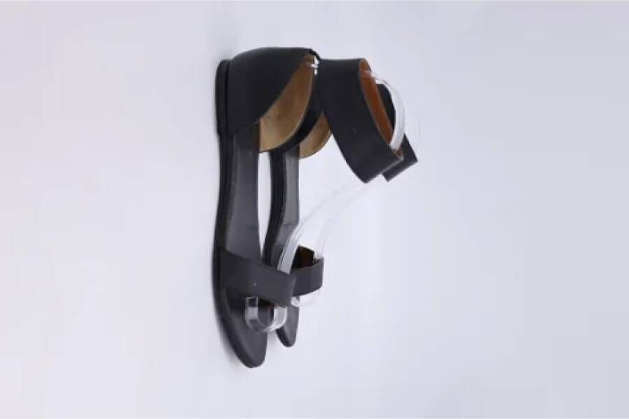 Chloé Pre-owned Leather sandals Black Dames