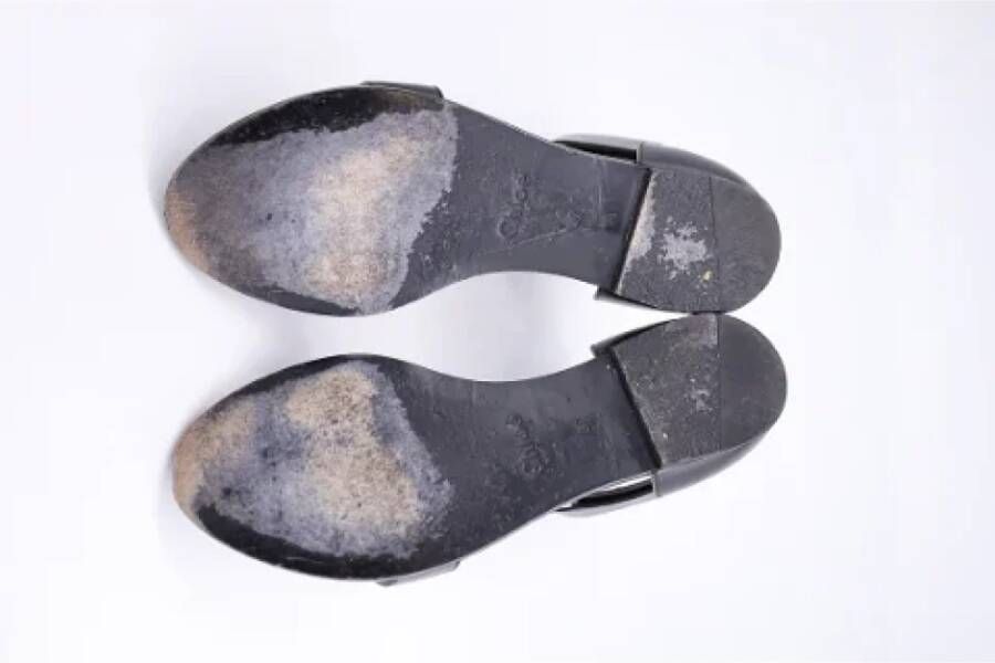 Chloé Pre-owned Leather sandals Black Dames