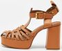 Chloé Pre-owned Leather sandals Brown Dames - Thumbnail 2