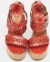 Chloé Pre-owned Leather sandals Red Dames - Thumbnail 3