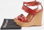 Chloé Pre-owned Leather sandals Red Dames - Thumbnail 9