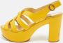 Chloé Pre-owned Leather sandals Yellow Dames - Thumbnail 2