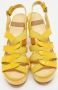 Chloé Pre-owned Leather sandals Yellow Dames - Thumbnail 3