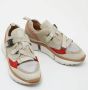 Chloé Pre-owned Leather sneakers Beige Dames - Thumbnail 4