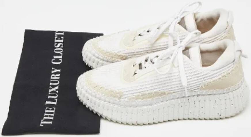 Chloé Pre-owned Mesh sneakers White Dames
