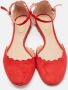 Chloé Pre-owned Suede flats Red Dames - Thumbnail 3