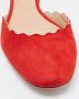 Chloé Pre-owned Suede flats Red Dames - Thumbnail 7