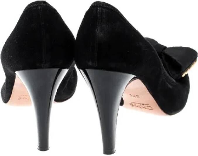 Chloé Pre-owned Suede heels Black Dames