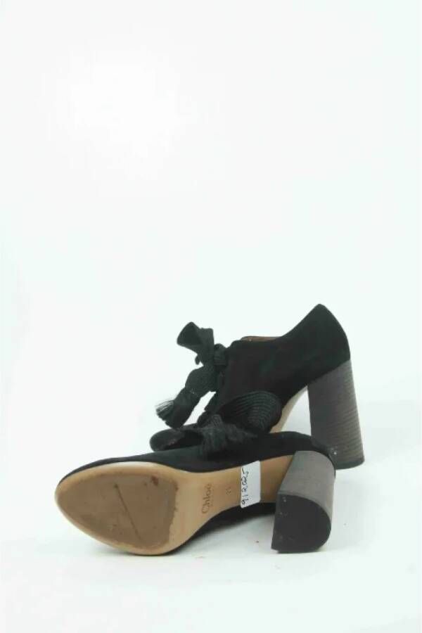 Chloé Pre-owned Suede heels Black Dames