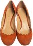Chloé Pre-owned Suede heels Orange Dames - Thumbnail 2