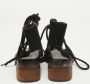 Chloé Pre-owned Suede sandals Black Dames - Thumbnail 4