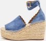 Chloé Pre-owned Suede sandals Blue Dames - Thumbnail 2