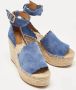 Chloé Pre-owned Suede sandals Blue Dames - Thumbnail 4