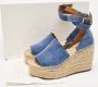 Chloé Pre-owned Suede sandals Blue Dames - Thumbnail 9