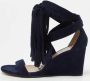 Chloé Pre-owned Suede sandals Blue Dames - Thumbnail 2