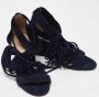 Chloé Pre-owned Suede sandals Blue Dames - Thumbnail 4