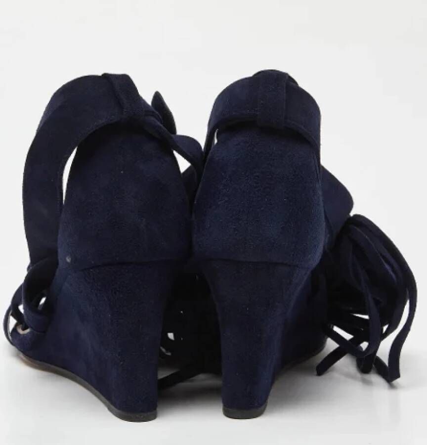 Chloé Pre-owned Suede sandals Blue Dames