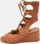 Chloé Pre-owned Suede sandals Brown Dames - Thumbnail 2