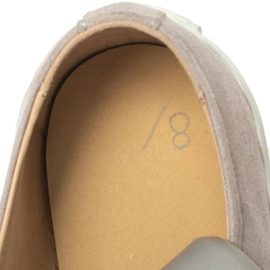 Chloé Pre-owned Suede sneakers Gray Dames