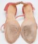 Chloé Pre-owned Velvet sandals Pink Dames - Thumbnail 6