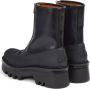 Chloé Leren Zip-Up Laarzen met Rubberen Paneel Black Dames - Thumbnail 14