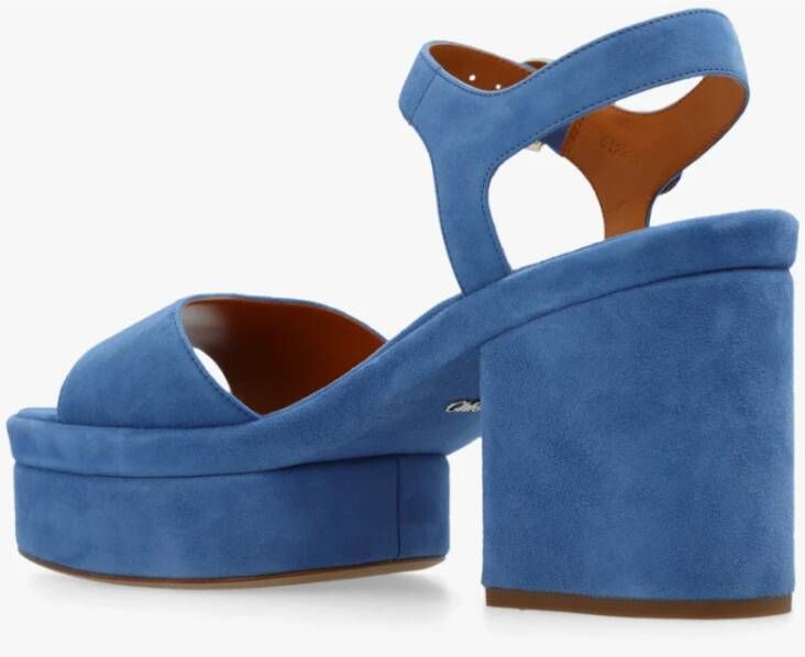 Chloé Sandalen met hoge hakken Blauw Dames