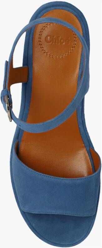 Chloé Sandalen met hoge hakken Blauw Dames