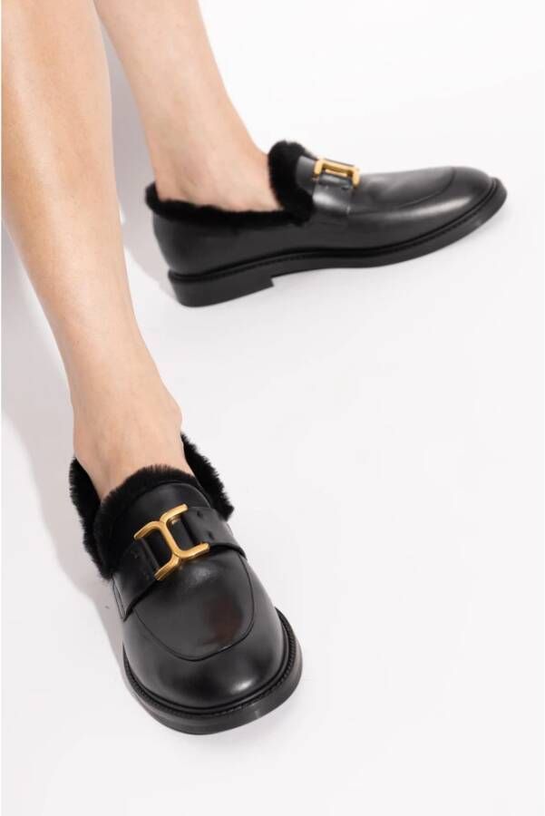 Chloé Schoenen Marcie type loafers Black Dames