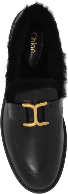 Chloé Schoenen Marcie type loafers Black Dames