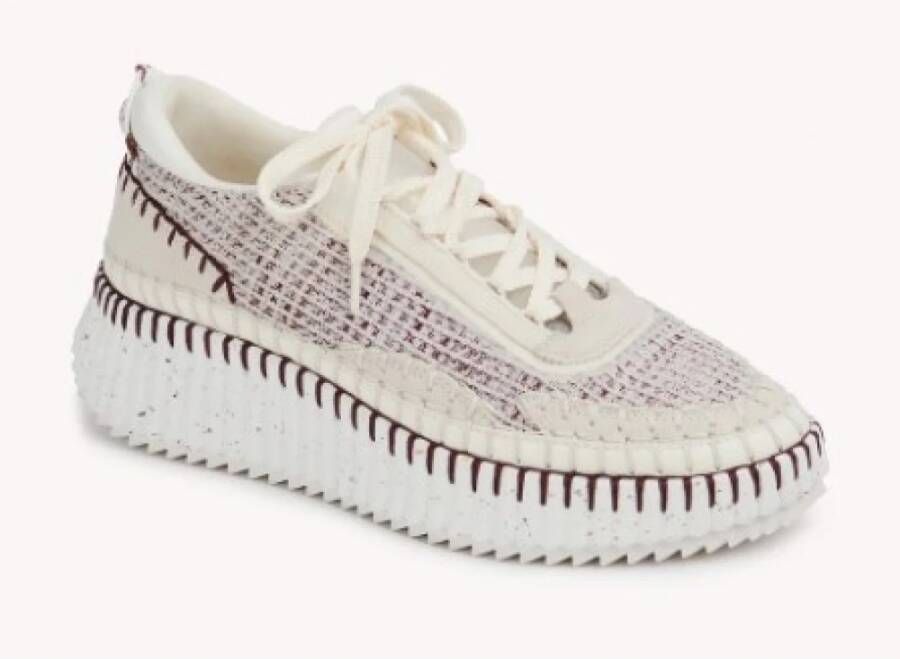 Chloé Gedurfde en Lichtgewicht Sneaker Paars Dames