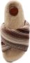 Chloé Multicolor Bruin Golvende Lijn Slides Sandalen Bruin Dames - Thumbnail 5