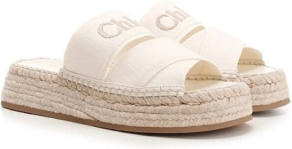 Chloé Sliders White Dames