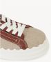 Chloé Sneakers van textuur linnen en kalfsleer White Dames - Thumbnail 8