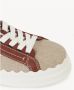 Chloé Witte Sneakers met Flexibele Rubberen Zool White Dames - Thumbnail 8