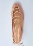 Chloé Suede Ballerina`s met Vetersluiting - Thumbnail 2