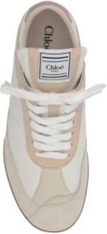 Chloé Suede Kick Sneakers met Vlakke Zool