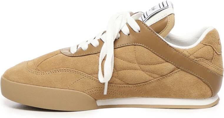 Chloé Suède Sneakers met Vetersluiting