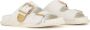 Chloé Witte Leren Sandalen met Metalen Details White Dames - Thumbnail 2