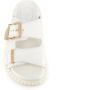 Chloé Witte Leren Sandalen met Metalen Details White Dames - Thumbnail 5