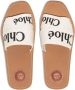 Chloé Witte Logo Canvas Sandalen Vrouw White Dames - Thumbnail 6