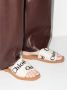 Chloé Witte Logo Canvas Sandalen Vrouw White Dames - Thumbnail 8