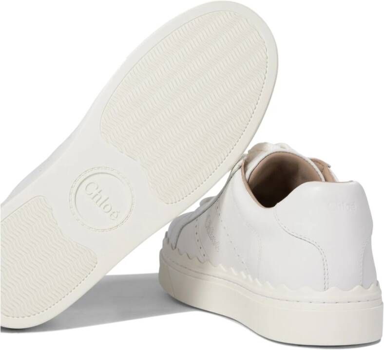Chloé Witte Sneakers Stijlvolle Instappers Vrouwen
